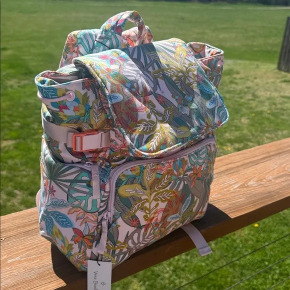Vera Bradley Rain Forest Canopy Utility Backpack - Picture 5 of 16